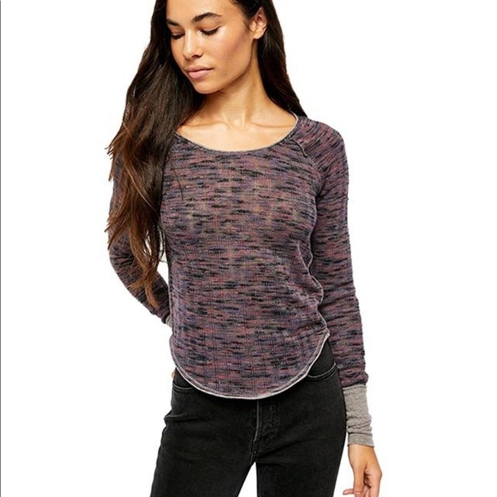 FREE PEOPLE - Women's Spaced Out Long Sleeve Top